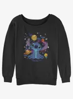 Disney Lilo & Stitch Space Womens Slouchy Sweatshirt