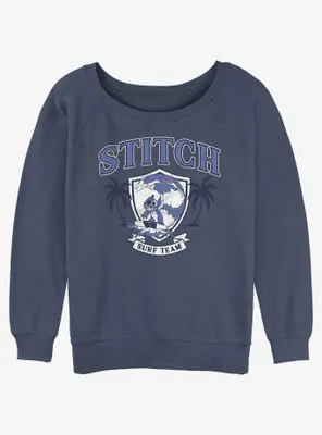 Disney Lilo & Stitch Surf Team Womens Slouchy Sweatshirt