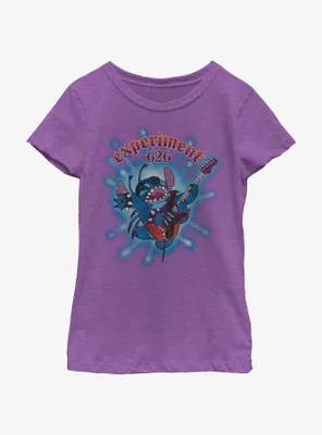 Disney Lilo & Stitch Rock Out Experiment 626 Girls Youth T-Shirt