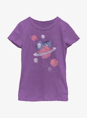 Disney Lilo & Stitch Saturn Snooze Girls Youth T-Shirt