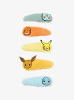 Pokémon Characters Fuzzy Hair Clip Set - BoxLunch Exclusive