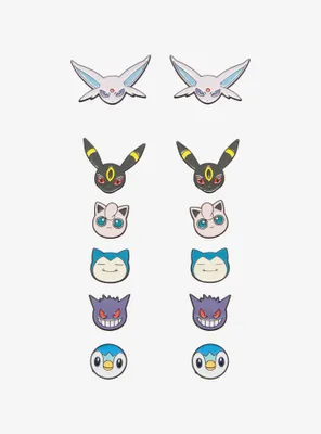 Pokémon Faces Earring Set - BoxLunch Exclusive
