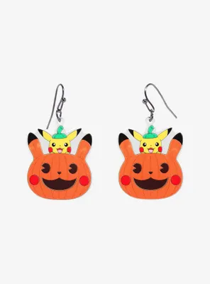 Pokémon Pikachu Pumpkin Pop Up Statement Earrings — BoxLunch Exclusive