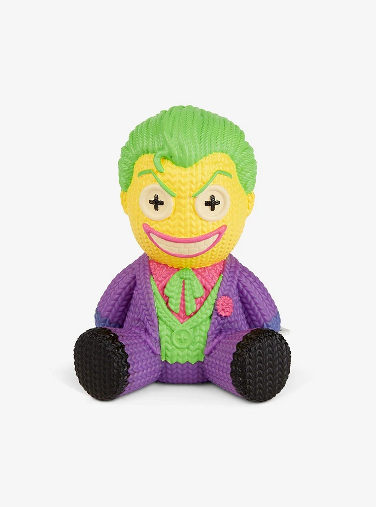 Handmade By Robots DC Comics Knit Series Blacklight The Joker Vinyl Figure Hot Topic Exclusive