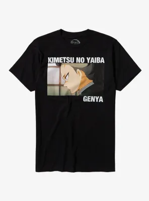Demon Slayer: Kimetsu No Yaiba Genya Portrait T-Shirt