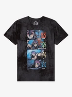 Demon Slayer: Kimetsu No Yaiba: Swordsmith Village Arc Hantengu Tie-Dye T-Shirt