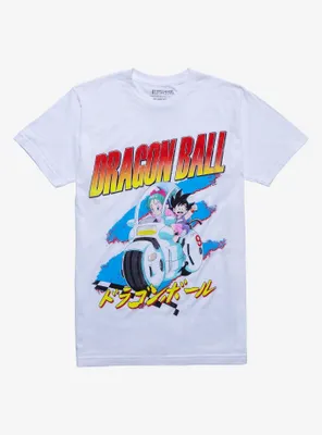 Dragon Ball Bulma Motorcycle T-Shirt