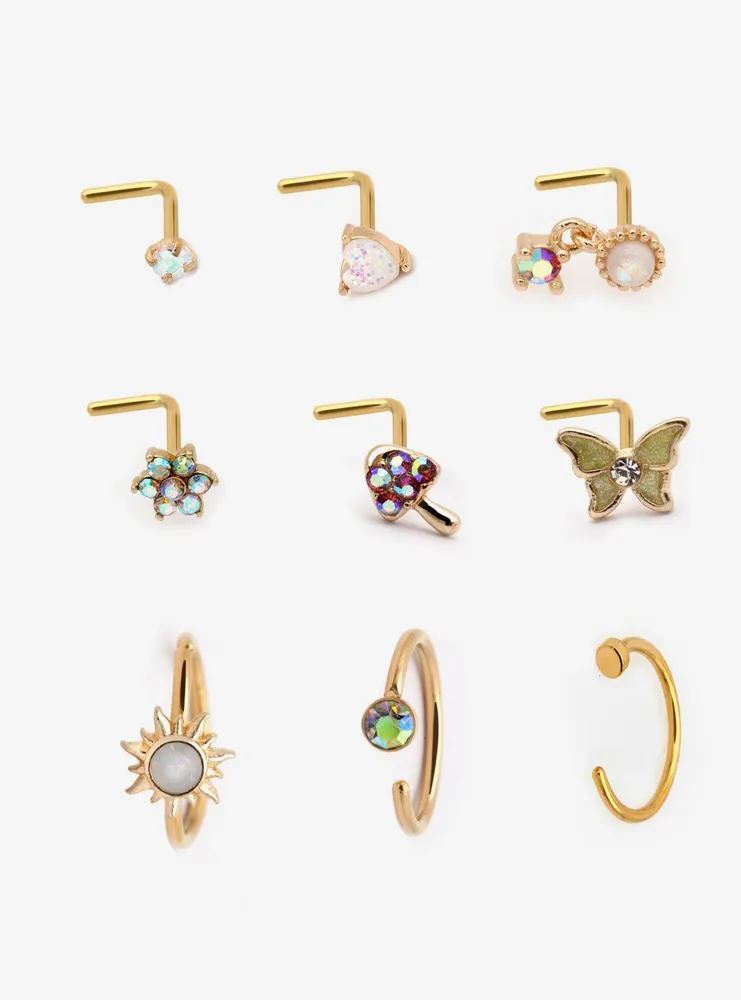 Hot Topic | Jewelry | 5 Nose Ring Hoops | Poshmark