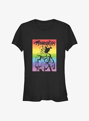 Thundercats Lion-O Rainbow Poster Girls T-Shirt