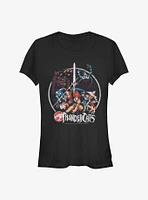 Thundercats Vintage Circle Poster Girls T-Shirt