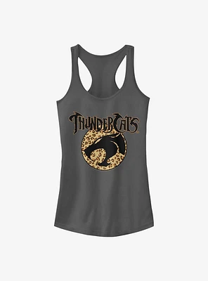 Thundercats Cheetah Print Logo Girls Tank