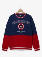 Marvel Captain America Panel Crewneck - BoxLunch Exclusive