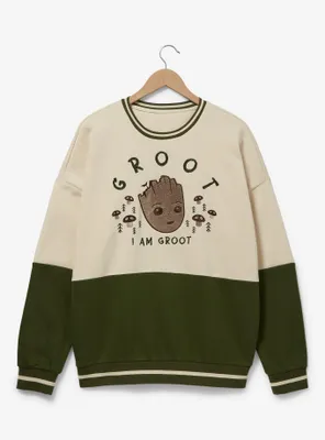 Marvel Guardians of the Galaxy Groot Panel Crewneck - BoxLunch Exclusive