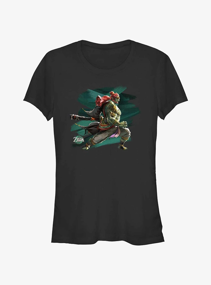 the Legend of Zelda: Tears Kingdom Ganondorf Logo Girls T-Shirt