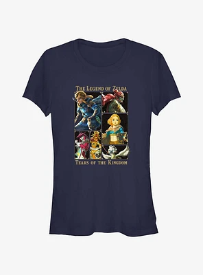 the Legend of Zelda: Tears Kingdom Hero Boxup Girls T-Shirt
