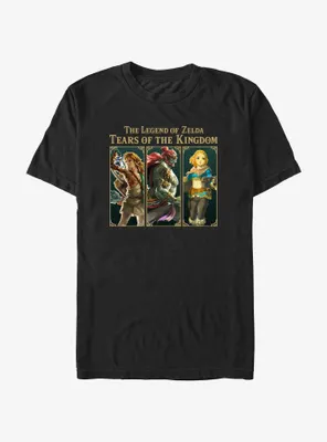 the Legend of Zelda: Tears Kingdom Trio Box Up T-Shirt