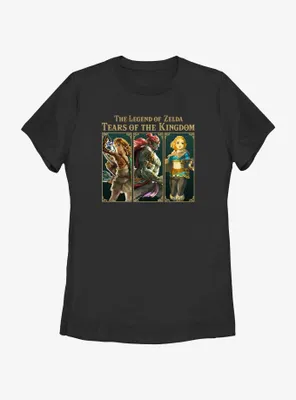 the Legend of Zelda: Tears Kingdom Trio Box Up Womens T-Shirt