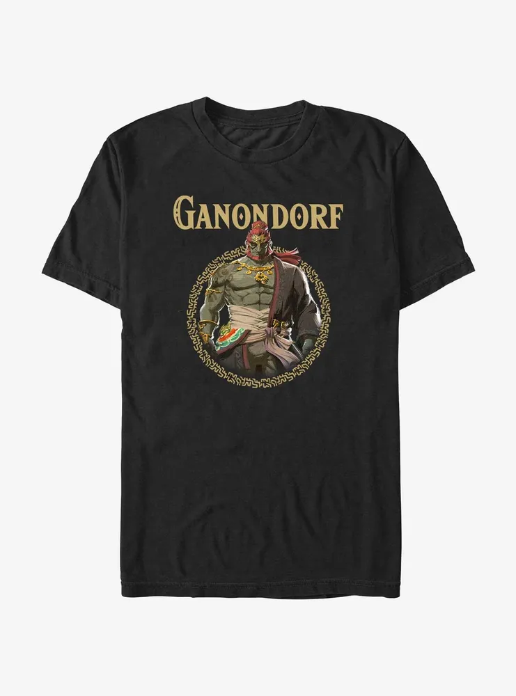 the Legend of Zelda: Tears Kingdom Ganondorf Badge T-Shirt