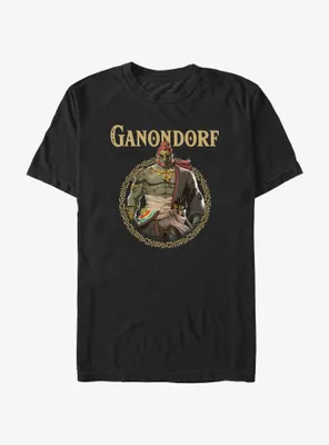 the Legend of Zelda: Tears Kingdom Ganondorf Badge T-Shirt