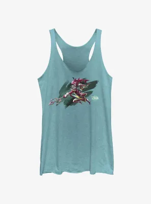 the Legend of Zelda: Tears Kingdom Sidon Logo Womens Tank Top