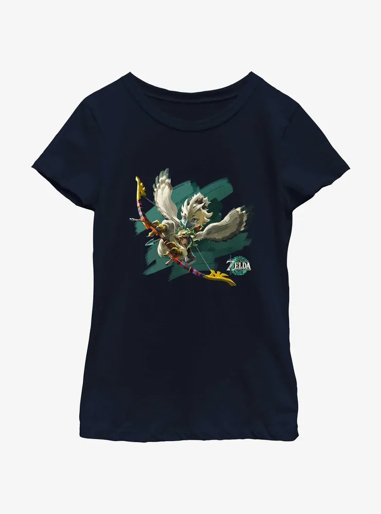 the Legend of Zelda: Tears Kingdom Tulin Logo Youth Girls T-Shirt