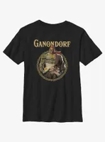 the Legend of Zelda: Tears Kingdom Ganondorf Badge Youth T-Shirt