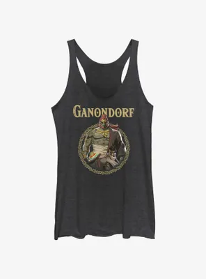 the Legend of Zelda: Tears Kingdom Ganondorf Badge Womens Tank Top