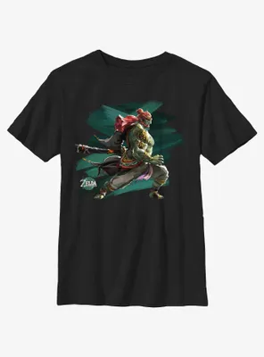 the Legend of Zelda: Tears Kingdom Ganondorf Logo Youth T-Shirt