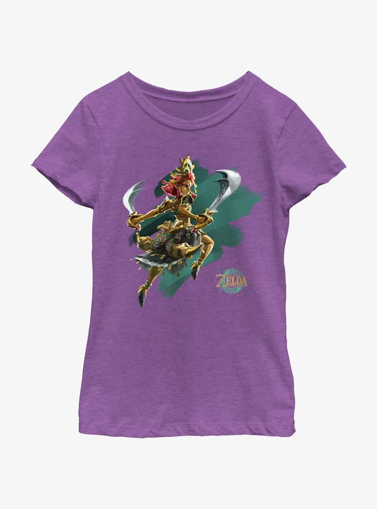 the Legend of Zelda: Tears Kingdom Riju Logo Youth Girls T-Shirt