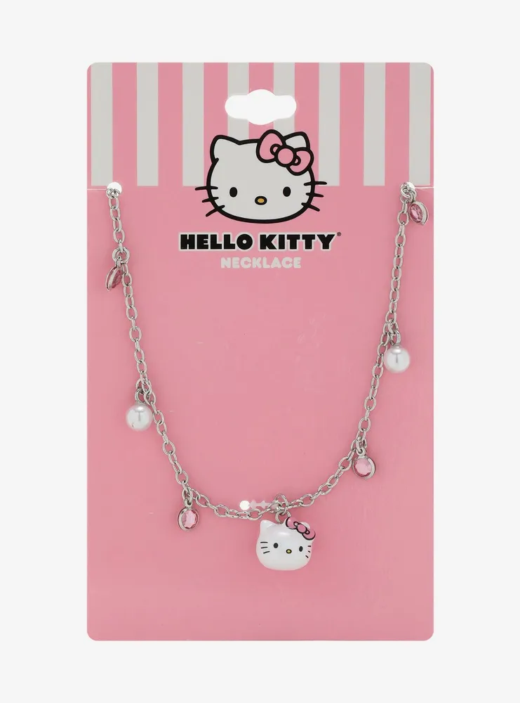 Hello Kitty Pearl Gem Necklace