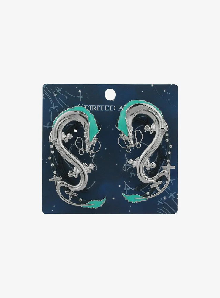 Studio Ghibli Spirited Away Haku Bling Ear Cuffs