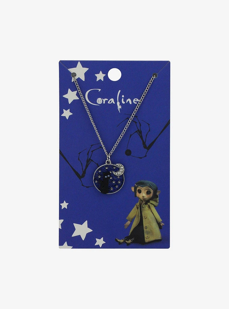 Coraline Cat Starry Night Necklace