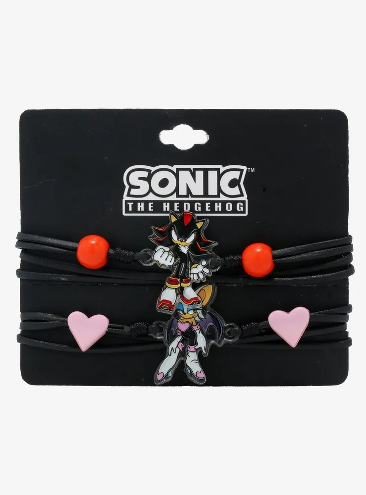 Sonic The Hedgehog Shadow & Rogue Best Friend Bracelet Set