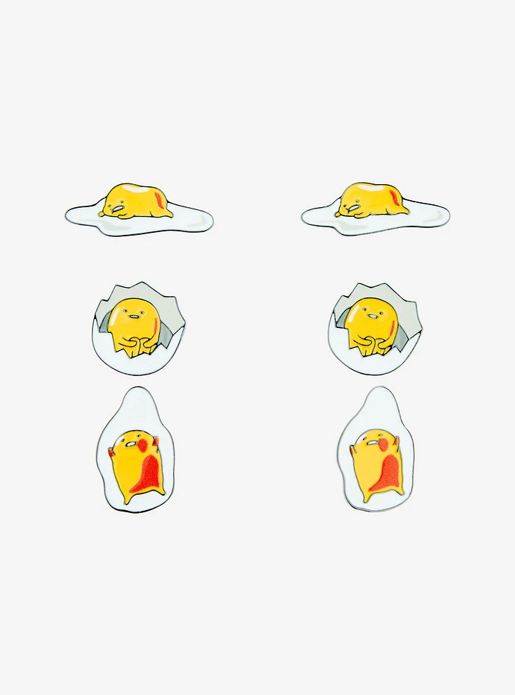 Gudetama Poses Earring Set