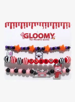 Gloomy Bear Halloween Costume Bracelet Set