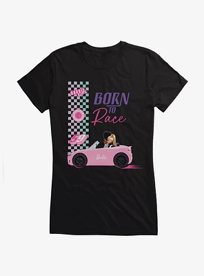Barbie Born To Race Girls T-Shirt