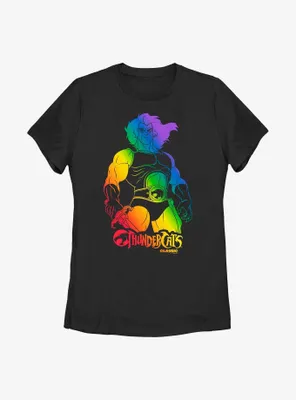 Thundercats Retro Rainbow Lion-O Womens T-Shirt