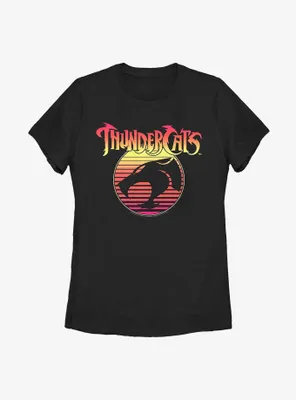 Thundercats 80s Sunset Logo Womens T-Shirt