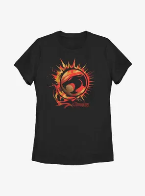 Thundercats Firey Coin Logo Womens T-Shirt