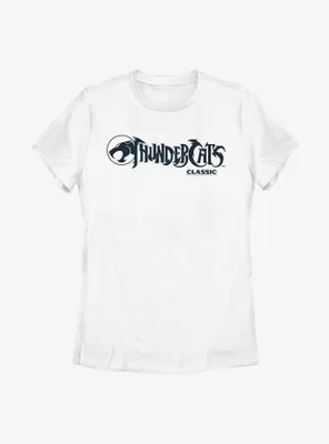 Thundercats Logo Black And White Womens T-Shirt