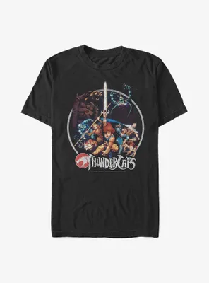 Thundercats Vintage Circle Poster T-Shirt