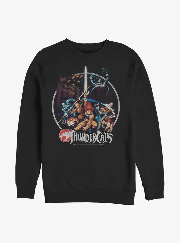 Thundercats Vintage Circle Poster Sweatshirt