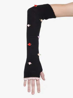 Floral Rosette Arm Warmers
