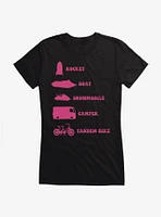 Barbie The Movie Vehicle Playset Silhouettes Girls T-Shirt