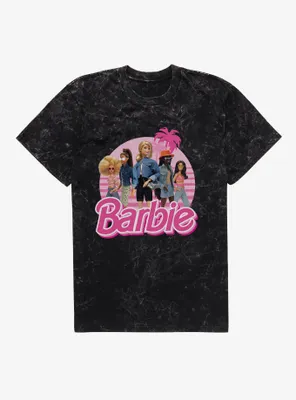 Barbie Palm Trees Mineral Wash T-Shirt