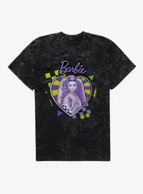 Barbie Extra Doll Heart Mineral Wash T-Shirt