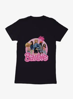 Barbie Palm Trees Womens T-Shirt