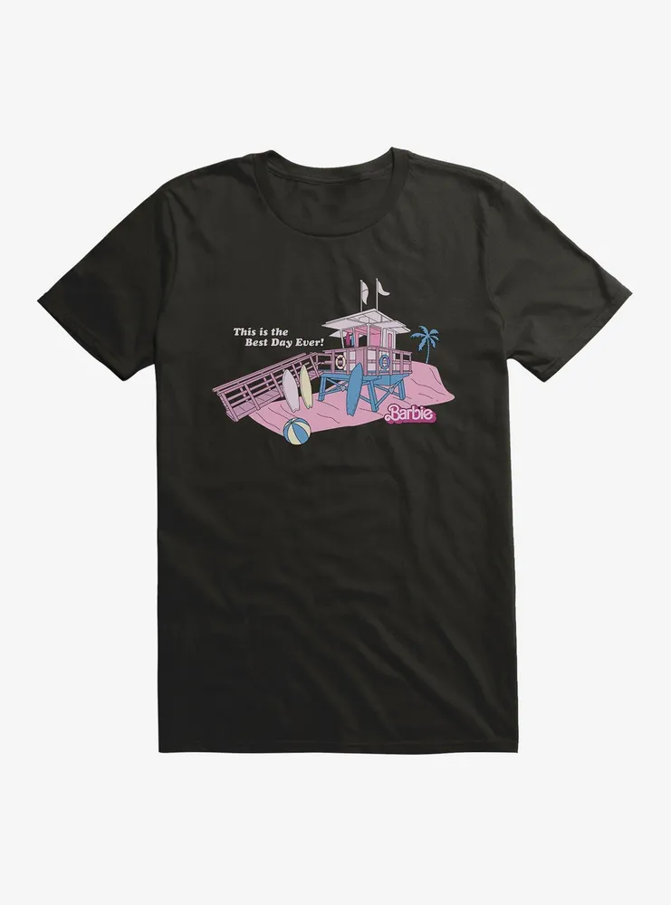 Barbie The Movie Best Day Ever Beach Tower T-Shirt