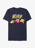 Kirby Waddle Dee and Logo Extra Soft T-Shirt