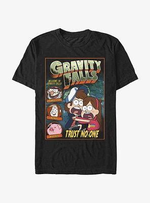 Gravity Falls Trust No One Comic Extra Soft T-Shirt